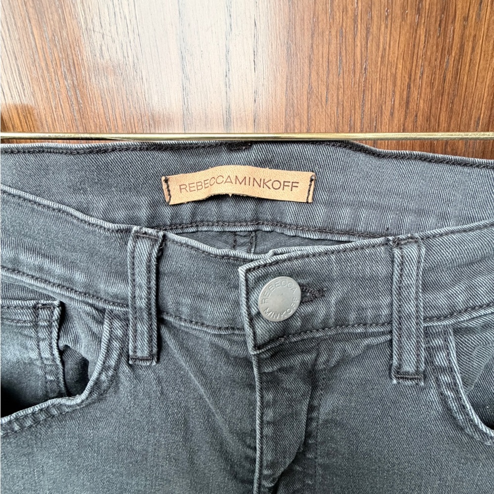Rebecca Minkoff Women's Dark Gray High Rise Jeans